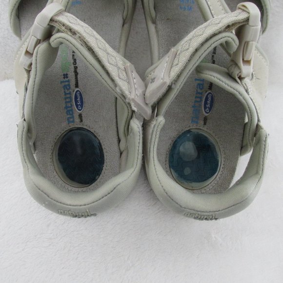 Dr Scholl’s Grey Natural Sport Velcro Sandal Hiking Trail Outdoor Sandals 6.5M - Picture 3 of 10